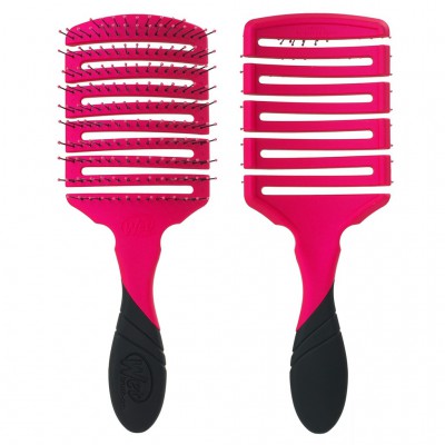 Ilgiems plaukams skirtas WETBRUSH PRO FLEX DRY PADDLE plaukų džiovinimo šepetys ilgiems plaukams, rožinis