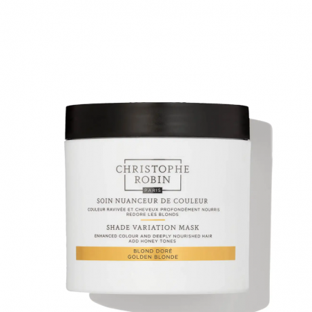 Christophe Robin SHADE VARIATON MASK - GOLDEN BLONDE dažanti plaukų kaukė, 250 ml.