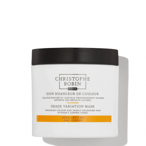 Profesionalio Christophe Robin SHADE VARIATION MASK - CHIC COPPER dažanti plaukų kaukė, 250 ml.