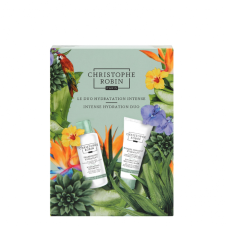 Christophe Robin Intense Hydration Duo drėkinančių plaukų priemonių rinkinys