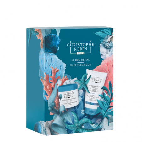 Christophe Robin Hair Detox Duo detoksikuojančių plaukų priemonių rinkinys