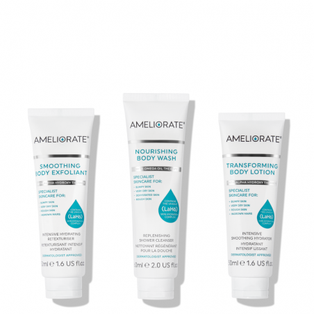 AMELIORATE 3 Steps To Smooth Skin kūno priežiūros priemonių rinkinys