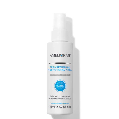 AMELIORATE Transforming Clarity Body Spray kūno purškiklis nuo bėrimų, 145 ml.