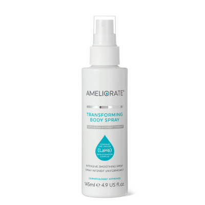 AMELIORATE Transforming Body Spray drėkinantis kūno purškiklis, 145 ml.