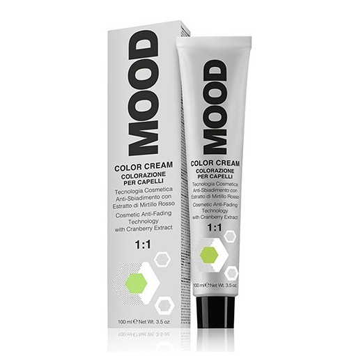 Profesionalūs, ilgalaikiai MOOD Color Cream 12.0 Super Blonde plaukų dažai, 100 ml.