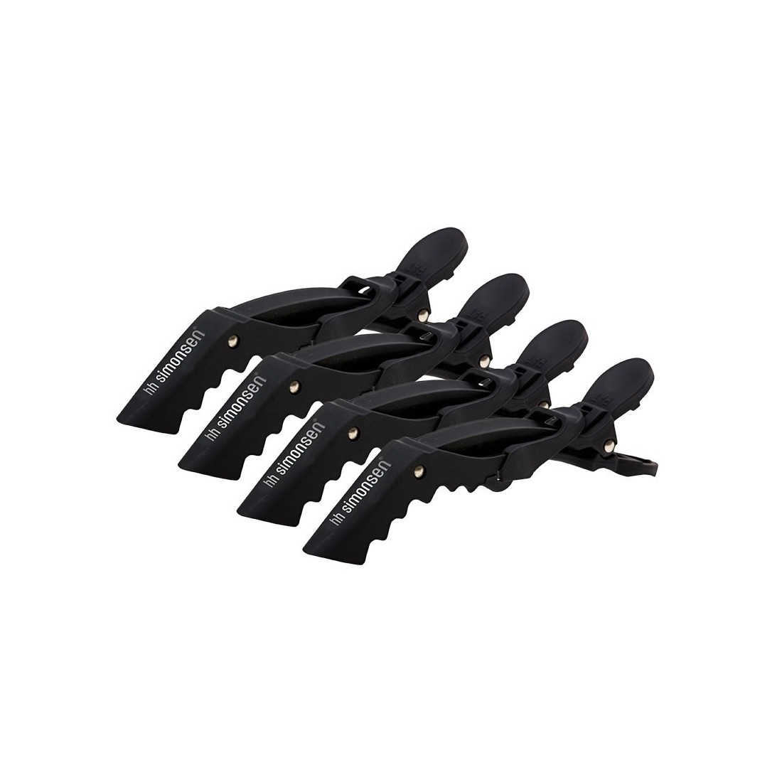 HH SIMONSEN CROCODILE CLIPS plaukų segtukai, 4 vnt